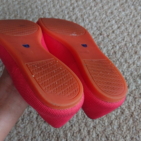 Rothy's the point coral pink flat size 7.5 - Picture 12 of 13